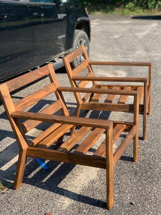 Hand Crafted Modern Patio Chairs